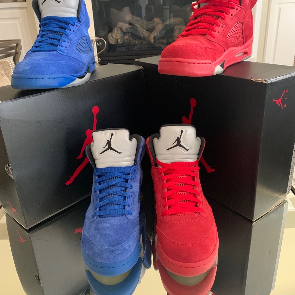 Air Jordan 5 Retro Game Royal/Black Size 10